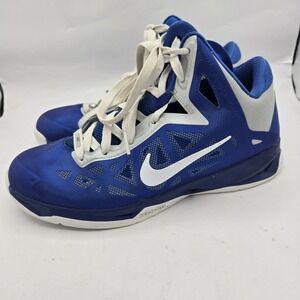 Nike Zoom Hyperchaos Men's 535272-400‎ Sz 8 Hyper Blue And Wolf Grey